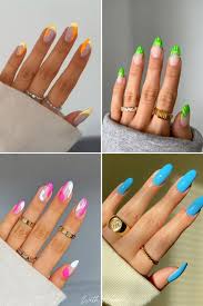 47 bright summer nails and summer nail