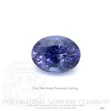 color change sapphire oval 1 45 ct