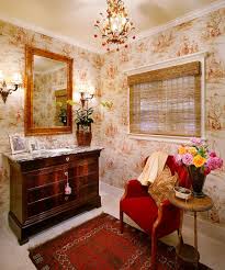 dashing powder rooms with tropical flair