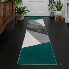 green grey geometric rugs for long
