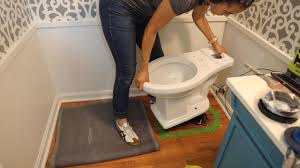 how to install a toilet yourself