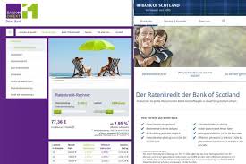 Our extensive personal banking products include bank accounts, mortgages, credit cards, loans and more. Vergleich Bank11 Ratenkredit Bank Of Scotland Kredit