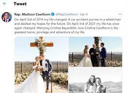 Did Madison Cawthorn get married in ...