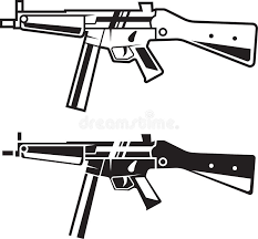 Creates a force field that blocks damages from enemies. Army Weapon Line Style Stock Vector Illustration Of Line 67908312