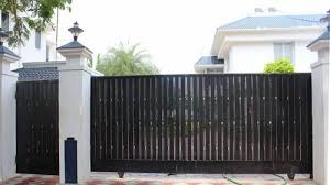 simple main steel gate for home