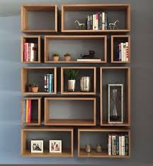Wall Bookshelf Modern Floating
