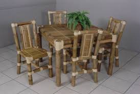 indoor bamboo dining table for home