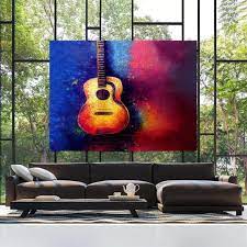 Guitar 8 Canvas Wall Art Decor