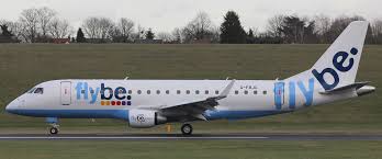 flybe puts its first embraer erj 175