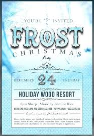 Frost Party Invite Template Card Free Printable Holiday Invitation
