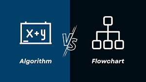 algorithm and flowchart differences