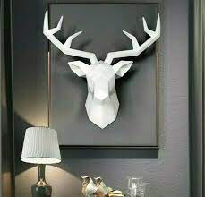 Wall Stag Deer Head Decoration Art