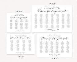 Seating Chart Templates Wedding Templates And Printables