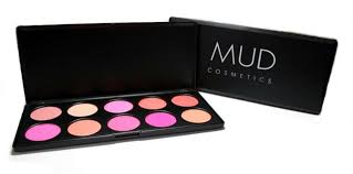 mud cosmetics blusher palette 10piece