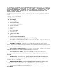 Why This Is An Excellent Resume   Business Insider Business Operations Manager Resume