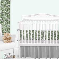 leafgender neutral baby crib bedding