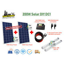 Solar powered lego car teachbesideme. 200w Solar Panel Diy Package Dc1 Ready Stock Shopee Malaysia