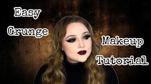 an easy to do grunge makeup tutorial