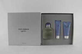 Dolce Gabbana Light Blue Mens 3 Piece Gift Set Property Room
