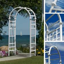 White Garden Arbor Wedding Arch Pergola