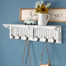 Check spelling or type a new query. Farmhouse Shelf With Hooks Wayfair