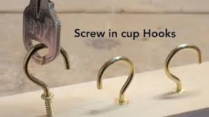 how to in cup hooks you