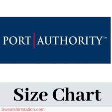 port authority clothing size chart