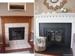 painting your own fireplace tile