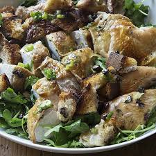 To make ina garten's lemon vinaigrette, simply pour all the ingredients into a measuring jug and then whisk to emulsify. Barefoot Contessa Roast Chicken With Bread Arugula Salad Recipes