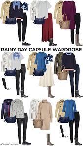 rainy day outfits that are both