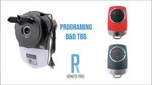 how to code your b d tb6 genuine remote