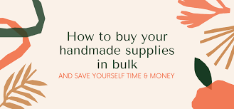 how to your craft supplies in bulk