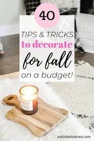 decorating for fall on a budget
