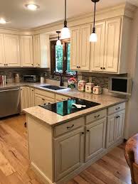 We believe you will be amazed with your kitchen! Waypoint Kitchen With Painted Hazelnut Glaze Finish Kitchen Indianapolis By Concepts The Cabinet Shop Houzz