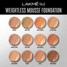 5 weightless mousse foundation