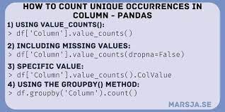 pandas count occurrences in column i