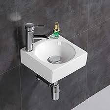 wall hung basin sink small cloakroom