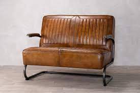 Leather Sofa Classic Car Seat Sofa