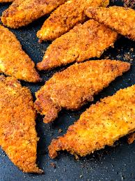 These baked chicken tenders are super simple and quick for those hectic weekday meals. Crispy Baked Chicken Tenders The Genetic Chef