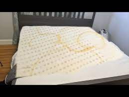 to clean off a memory foam mattress