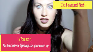 How To Fix Bad Mirror Lighting For Your Make Up In 1 Easy Step Anywhere