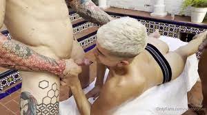 OnlyFans - 2 hot guys give the boy a massage that turns into sex -  Viktoronee, Kevin & Brian - BoyFriendTV.com