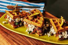 falafel waffle sandwich recipe ed