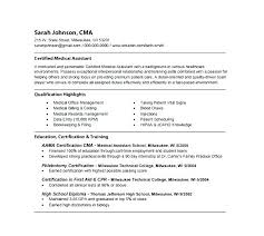 Resume Objectives For Medical Assistant Professional Medical