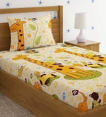 Bedsheet With 1 Pillow Covers