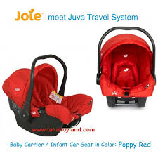 Joie Juva Aire Travel System In Poppy Red