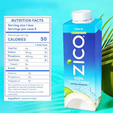 zico 100 coconut water drink 18 pack