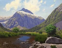 How To Paint A Mountain Landscape A