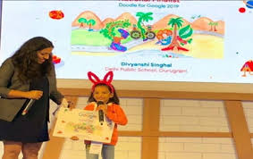 The winner with the best doodle will be playing their doodle on the search engine google's page logo. Meet Divyanshi Singhal Who Wins Doodle For Google 2019 Video Dailymotion