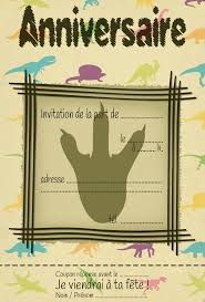 invitations anniversaire enfant